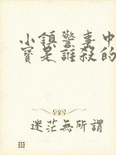 小镇警事中张镇宝是谁杀的