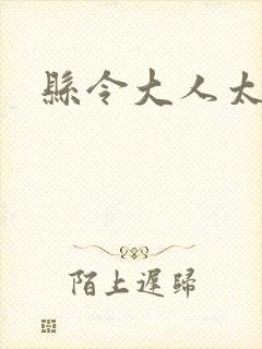 县令大人太无赖