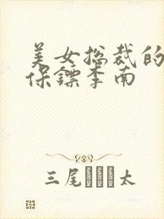 美女总裁的护花保镖李南