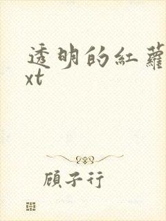 透明的红萝卜txt