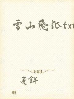 雪山飞狐txt