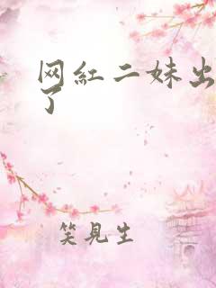 网红二妹出啥事了