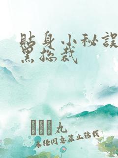 贴身小秘误睡腹黑总裁