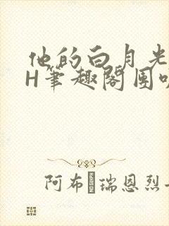 他的白月光HvH笔趣阁团叽叽