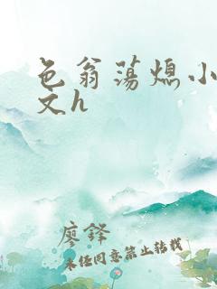 色翁荡熄小说全文h