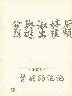 公与淑婷厨房猛烈进出视频中国