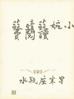 苏晴苏婉小说免费阅读