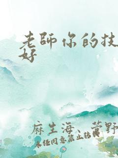 老师你的技术真好