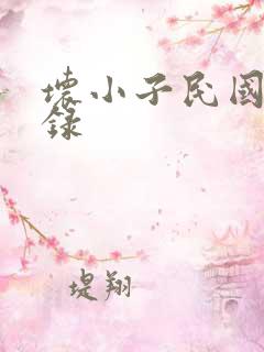 坏小子民国穿越录