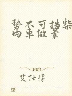 势不可挡柴鸡蛋肉车做晕