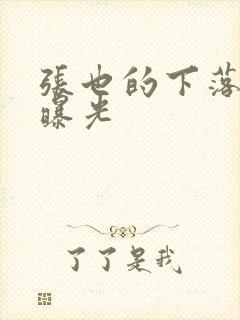 张也的下落终于曝光