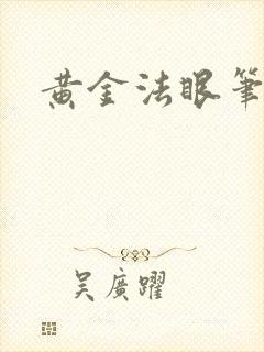 黄金法眼笔趣阁