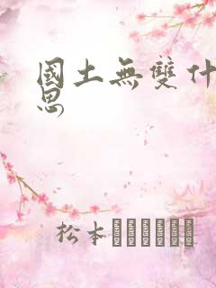 国土无双什么意思