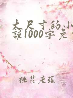 大尺寸的小黄说说1000字免费