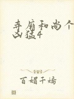 寺庙和尚个个很凶猛4