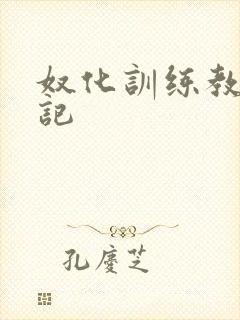 奴化训练教程日记