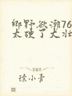 乡野欲潮76章太硬了大壮下载