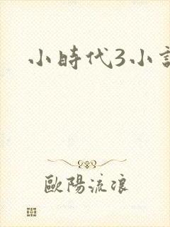 小时代3小说
