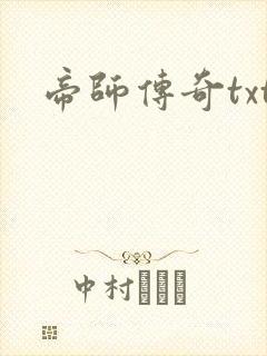 帝师传奇txt
