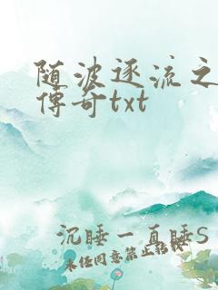 随波逐流之神龙传奇txt