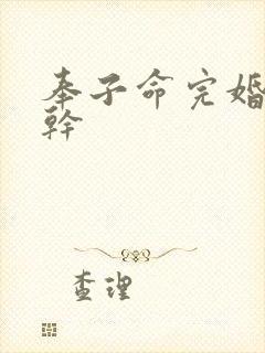 奉子命完婚 高干