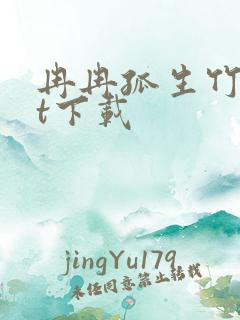 冉冉孤生竹txt下载