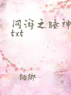 网游之睡神传说txt