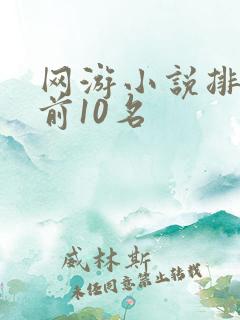 网游小说排行榜前10名