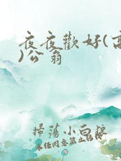 夜夜欢好(高h)公翁