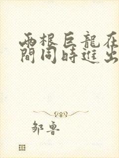 两根巨龙在她腿间同时进出