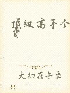 顶级高手全文免费