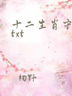 十二生肖守护神txt