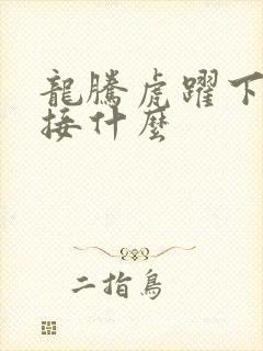 龙腾虎跃下一句接什么