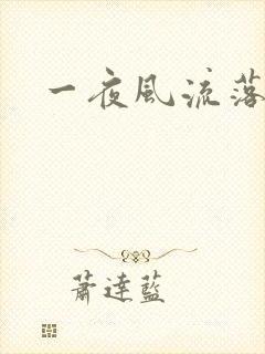 一夜风流落裔