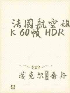 法国航空姐 4k 60帧 HDR