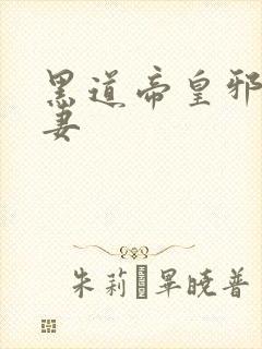 黑道帝皇邪帝冷妻