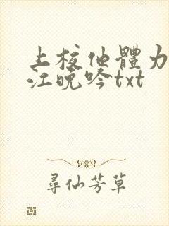 上校他体力太好江晚吟txt