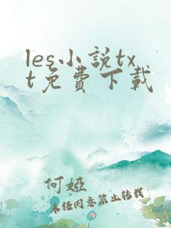 les小说txt免费下载