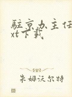 驻京办主任2txt下载