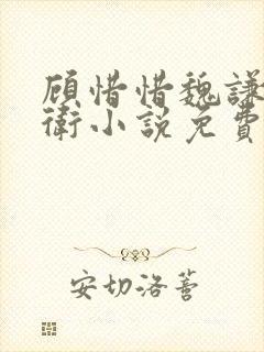 顾惜惜魏谦锦衣卫小说免费阅读