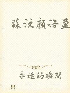 苏汶颜洛盈小说