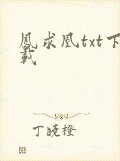 凤求凰txt下载