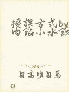 授课方式by 肉馅小水饺