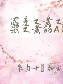 国产又黄又硬又湿又黄的A片小说