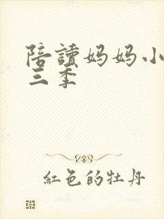 陪读妈妈小说第三季