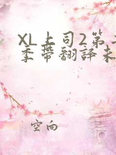 XL上司2第二季带翻译未增