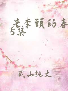 老李头的春天75集