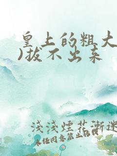 皇上的粗大(h)拔不出来