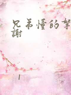 兄弟懂的拿走不谢