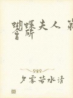 蝴蝶夫人 第一会所